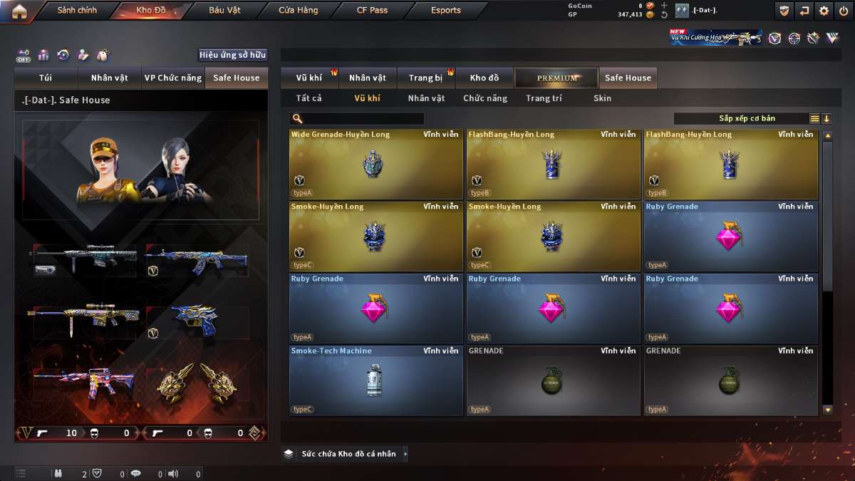 shop acc cf uy tin gia re